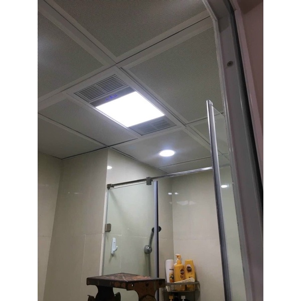 Đèn sưởi nhà tắm âm trần kết hợp thông gió,quạt mát,chiếu sáng thiết kế hiện đại có điều khiển