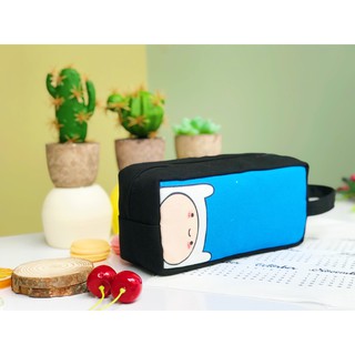 [Hình chụp thật] Bóp Viết Vải Canvas Hoạt Hình