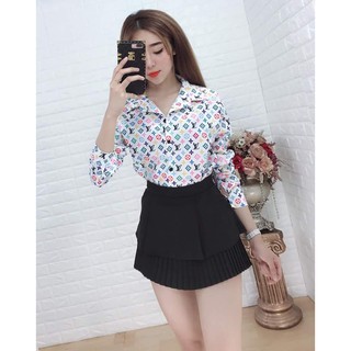 Áo Sơ Mi Nữ Cao Cấp Kate Lụa 3D
