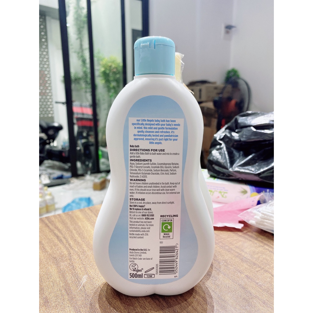 SỮA TẮM CHO BÉ ASDA LITTLE ANGELS 500ML