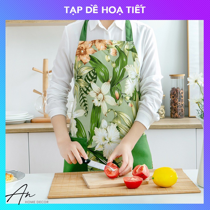 Tạp dề cao cấp hoạ tiết