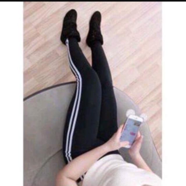 Quần legging 2 sọc