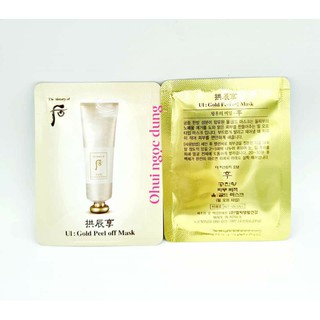 [Hàng chính hãng]Gói Mặt nạ lột tinh chất vàng 24k Whoo Gold Peel off Mask