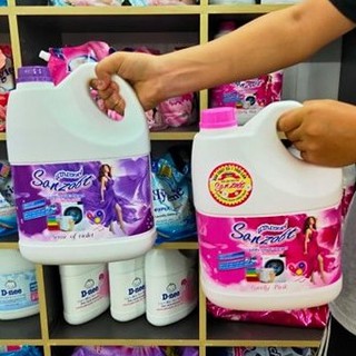 Nước giặt Sanzoft Thái Lan Chính Hãng 2 Màu Hồng và Tím