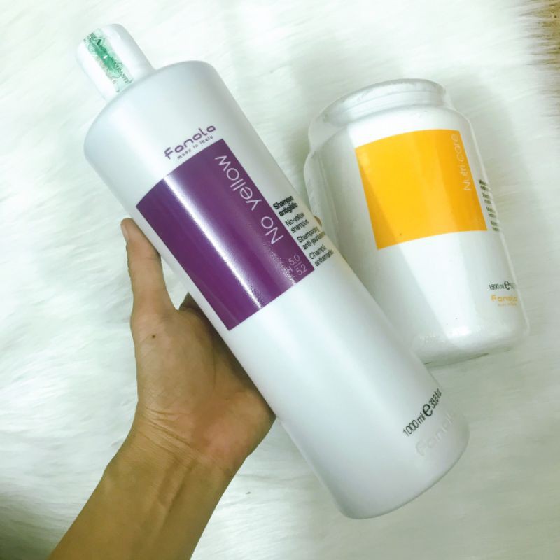 DẦU GỘI + Ủ KHỬ VÀNG FANOLA 1000ML