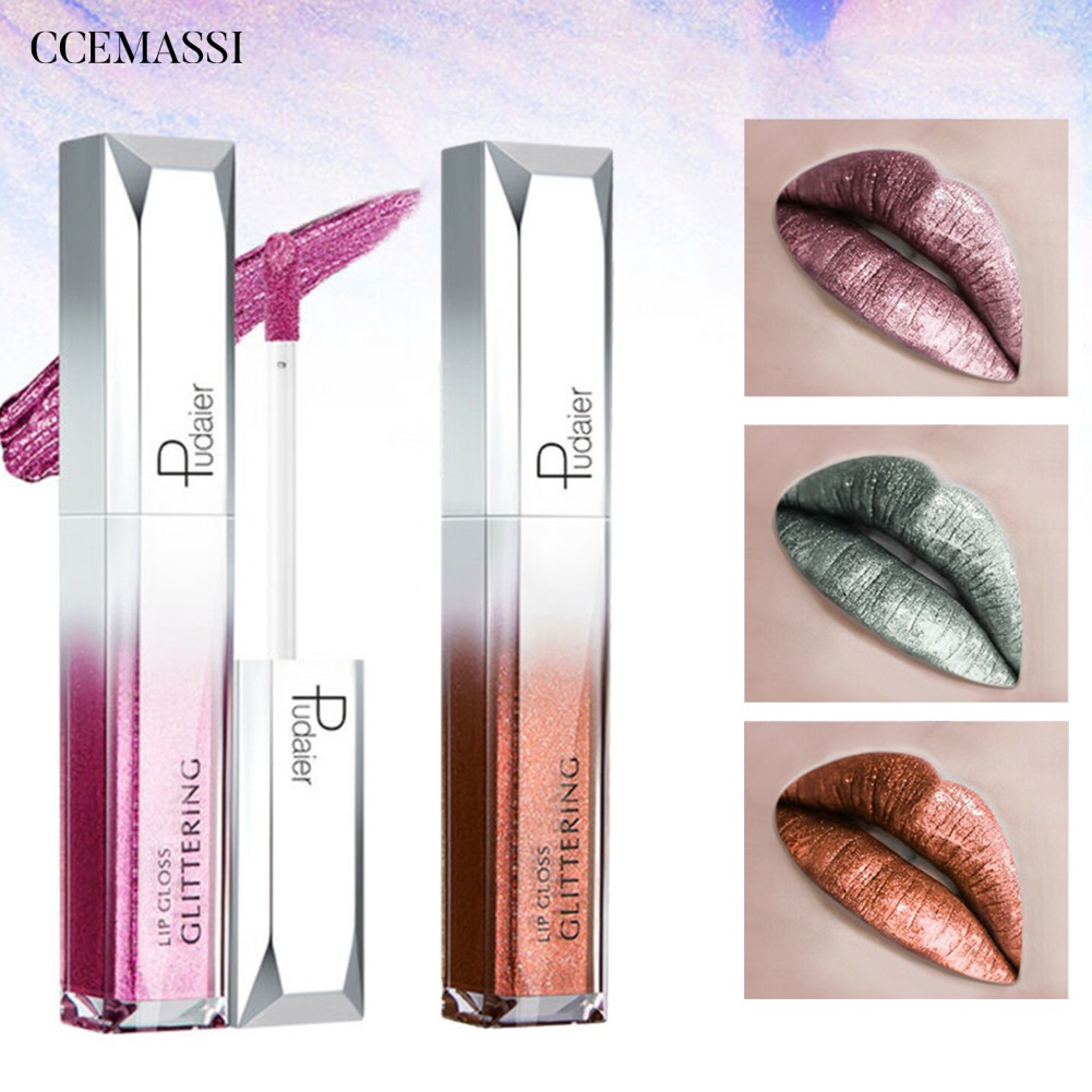 [Hàng mới về] Son kem ánh nhũ chống nước sành điệu