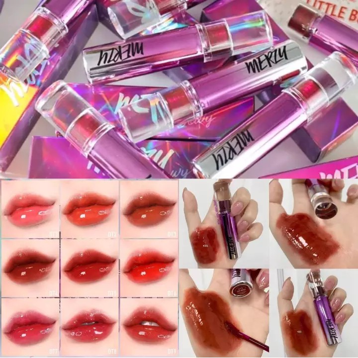Son Tint Bóng Siêu Lì, Cho Đôi Môi Căng Mọng Merzy Aurora Dewy Tint 5.5g | BigBuy360 - bigbuy360.vn