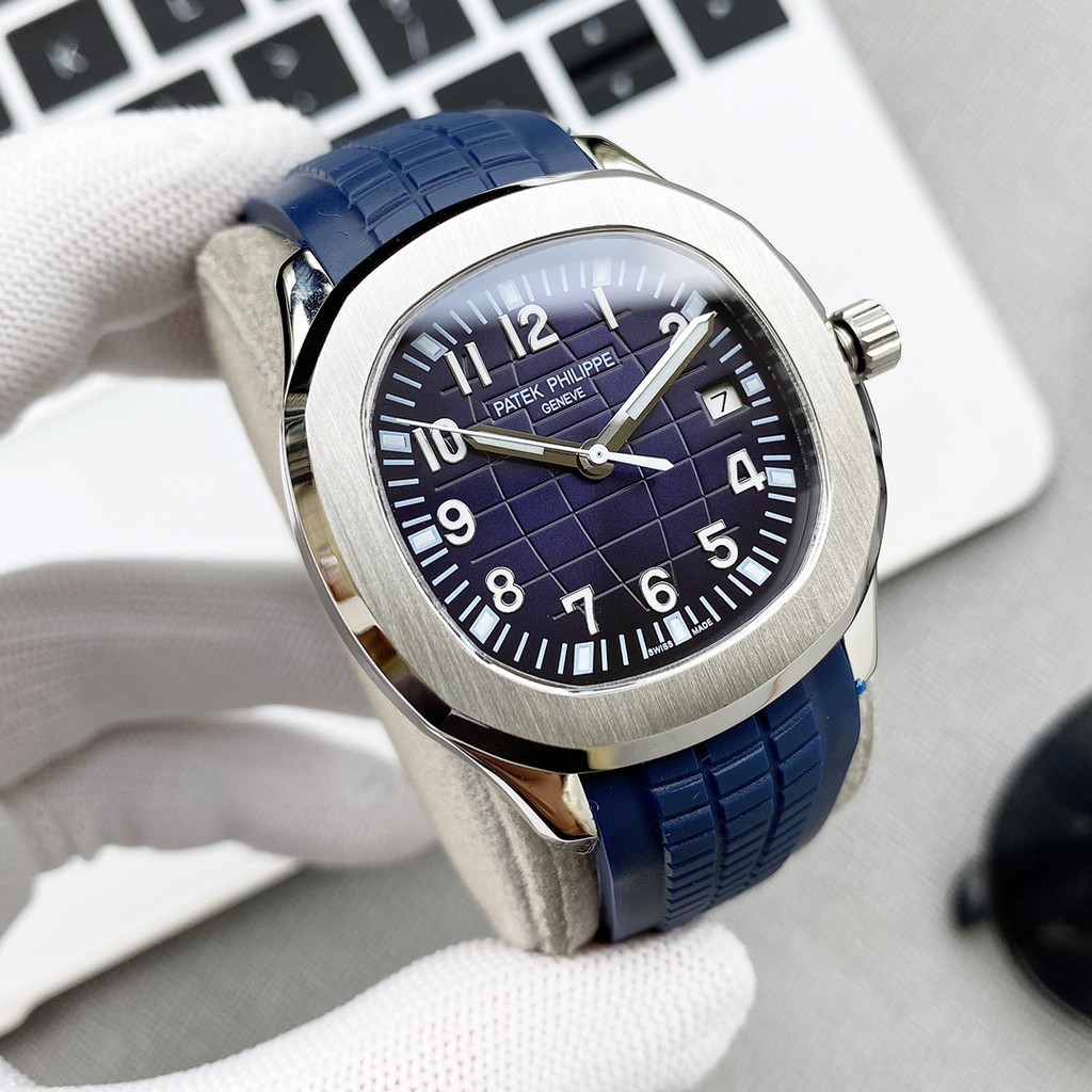 Đồng Hồ Nam PatekPhilipe Aquanaut 5168G -5167 , Máy Automatic - Cơ , Dây Cao Su , Size 40mm