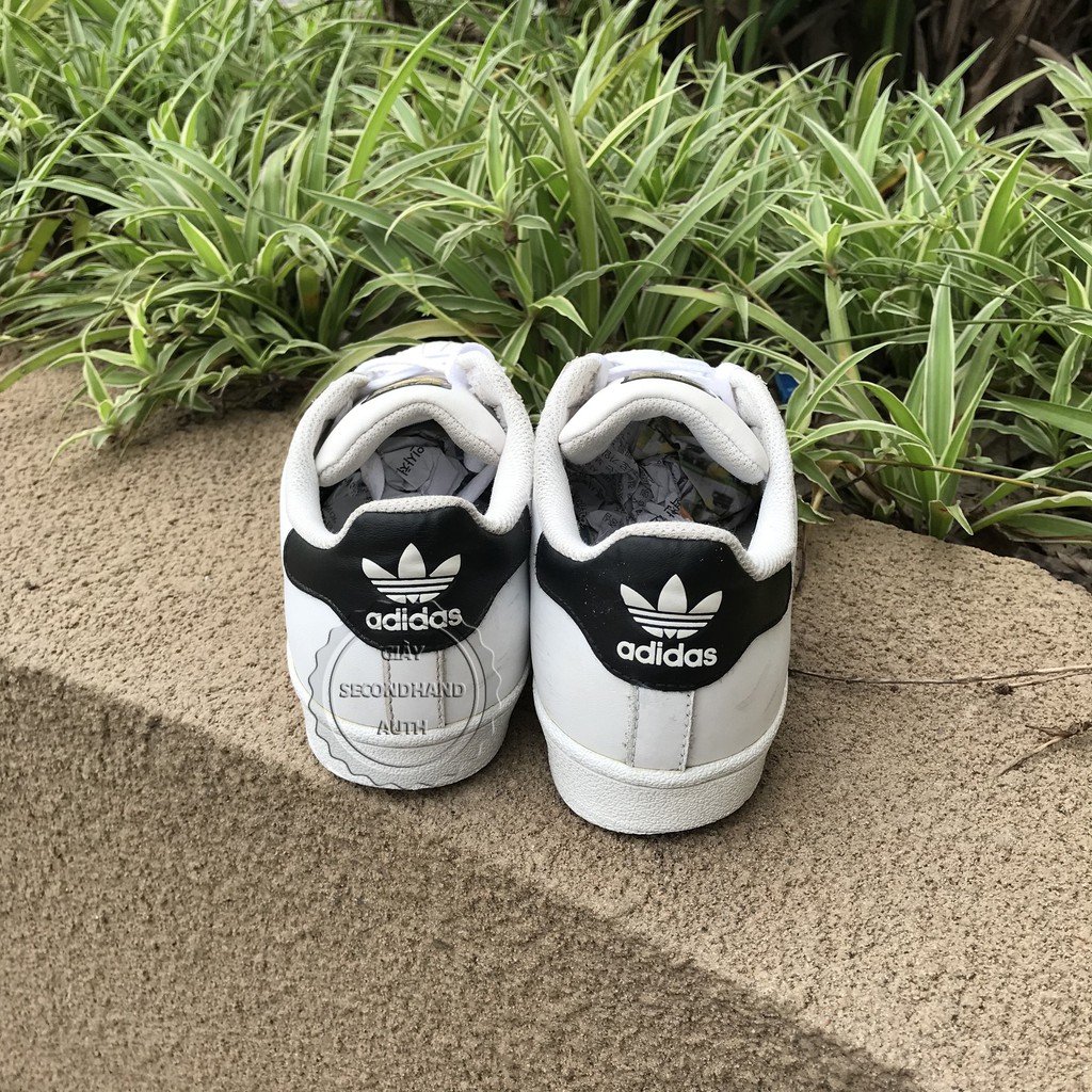 [Hàng Real ] Ảnh thật Giày thể thao nữ adidas originals superstar white sneaker 2hand mới 90%