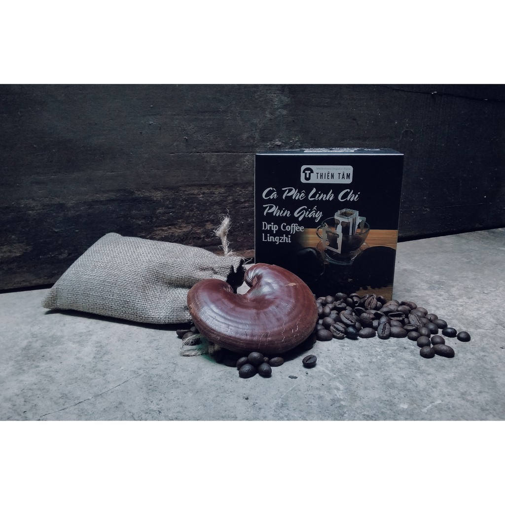 Cà phê Linh Chi Phin Giấy Tiện Lợi Thiện Tâm (hộp 10 túi x 12g x 10 túi Đường) | BigBuy360 - bigbuy360.vn