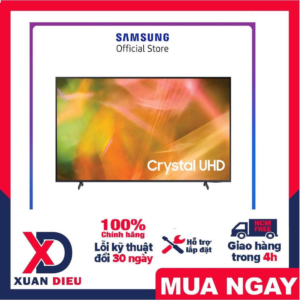 Smart Tivi Samsung 4K UHD 70 Inch UA70AU8000KXXV Contrast Enhancer tự động nâng cấp độ sâu hình ảnh