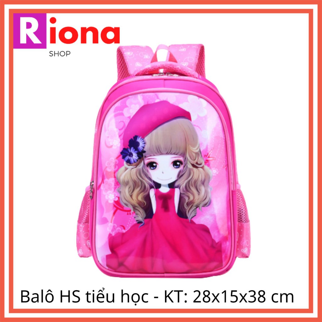 Balo Elsa Cho Bé Gái Đi Học Tiểu Học 💕 FREESHIP💕 Ba lô Cặp Sách Công Chúa, Pony Trẻ Em Cấp 1 Siêu Nhẹ Chống Nước