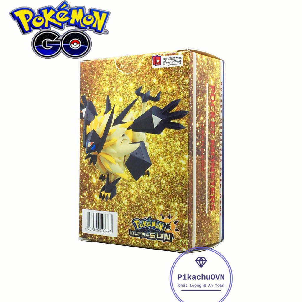 Bộ Thẻ Bài Pokemon TCG 100 Thẻ Bài Pokemon Ultrasun GX MEGA EX Chơi Đối Kháng 100D(100GX) New Đẹp