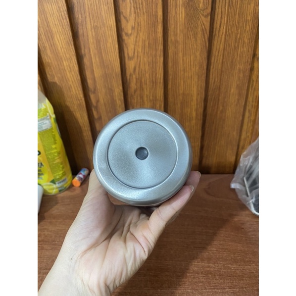 Ly giữ nhiệt có nắp hàng nhật bãi , 350ml, inox 2 lớp