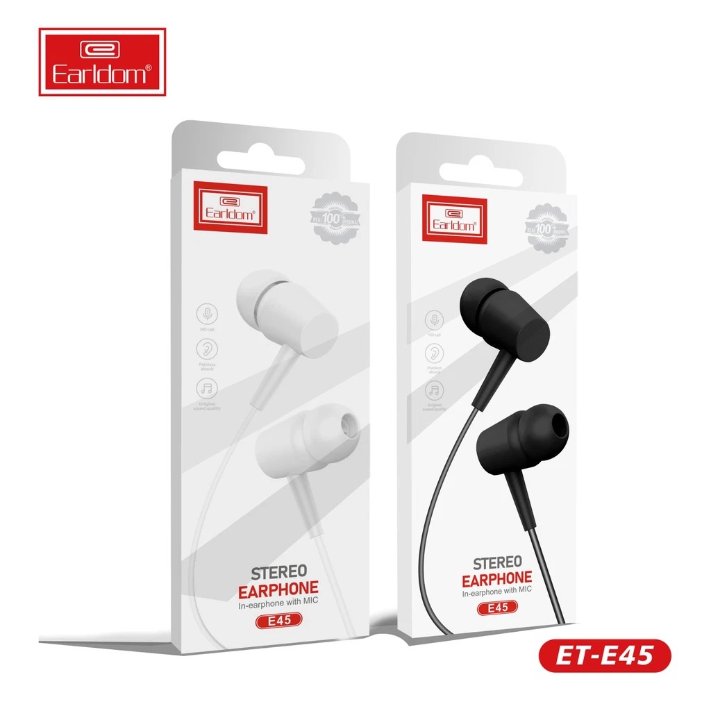 Tai Nghe Có Dây, Tai Nghe Earldom E45 Chính Hãng