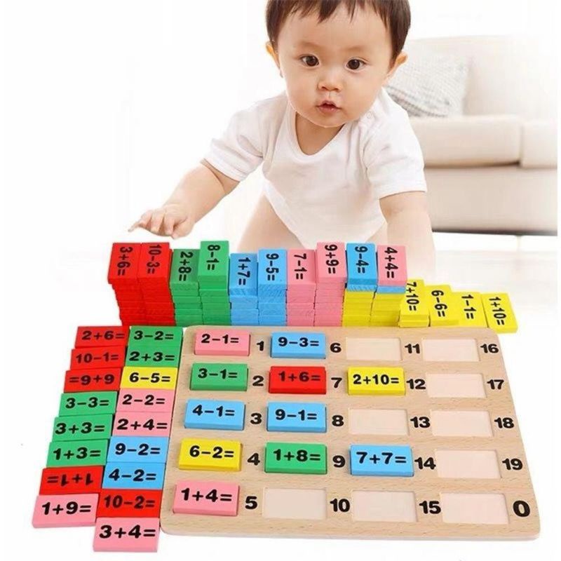Đồ Chơi Gỗ Domino 110 Quân Giúp Bé Phát Triển Khả Năng Tư Duy Toán Học