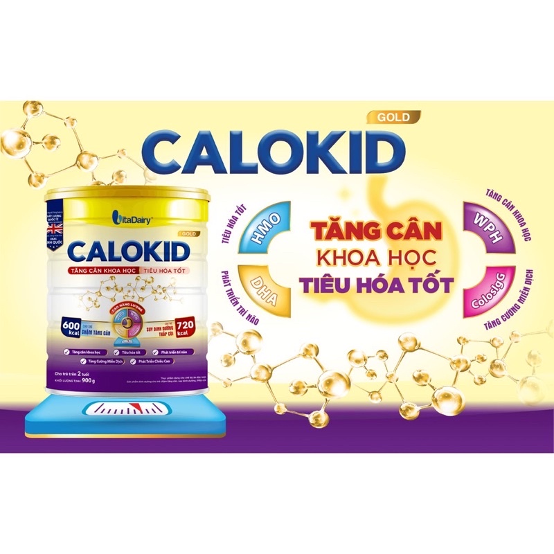 Sữa bột Calokid lon 400-900g cho bé 1-10 tuổi ( phục hồi sau ốm bệnh, biếng ăn, nhẹ cân)