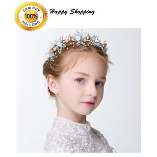 Vòng hoa cài đầu, vòng hoa đội đầu, vòng hoa công chúa cho bé gái