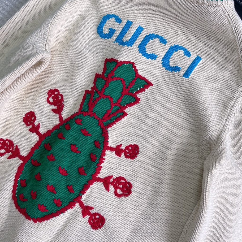 Áo khoác cardigan nữ thời trang cao cấp Gucci GC phong cách trẻ trung,thời thượng