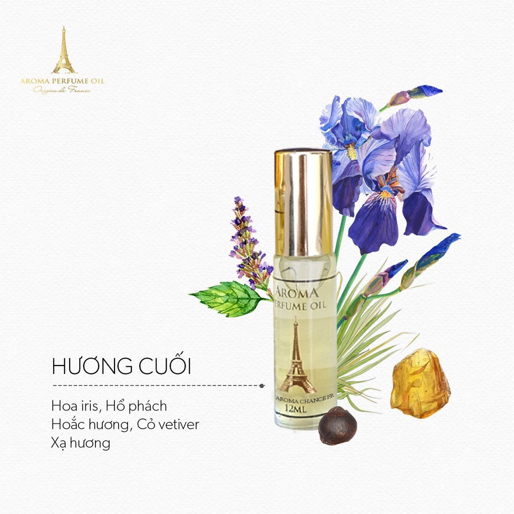 [Freeship 90k] Mùi hương Chanel chance w Tinh dầu nước hoa Pháp dạng lăn cho nữ 12ml -CHANCE | BigBuy360 - bigbuy360.vn