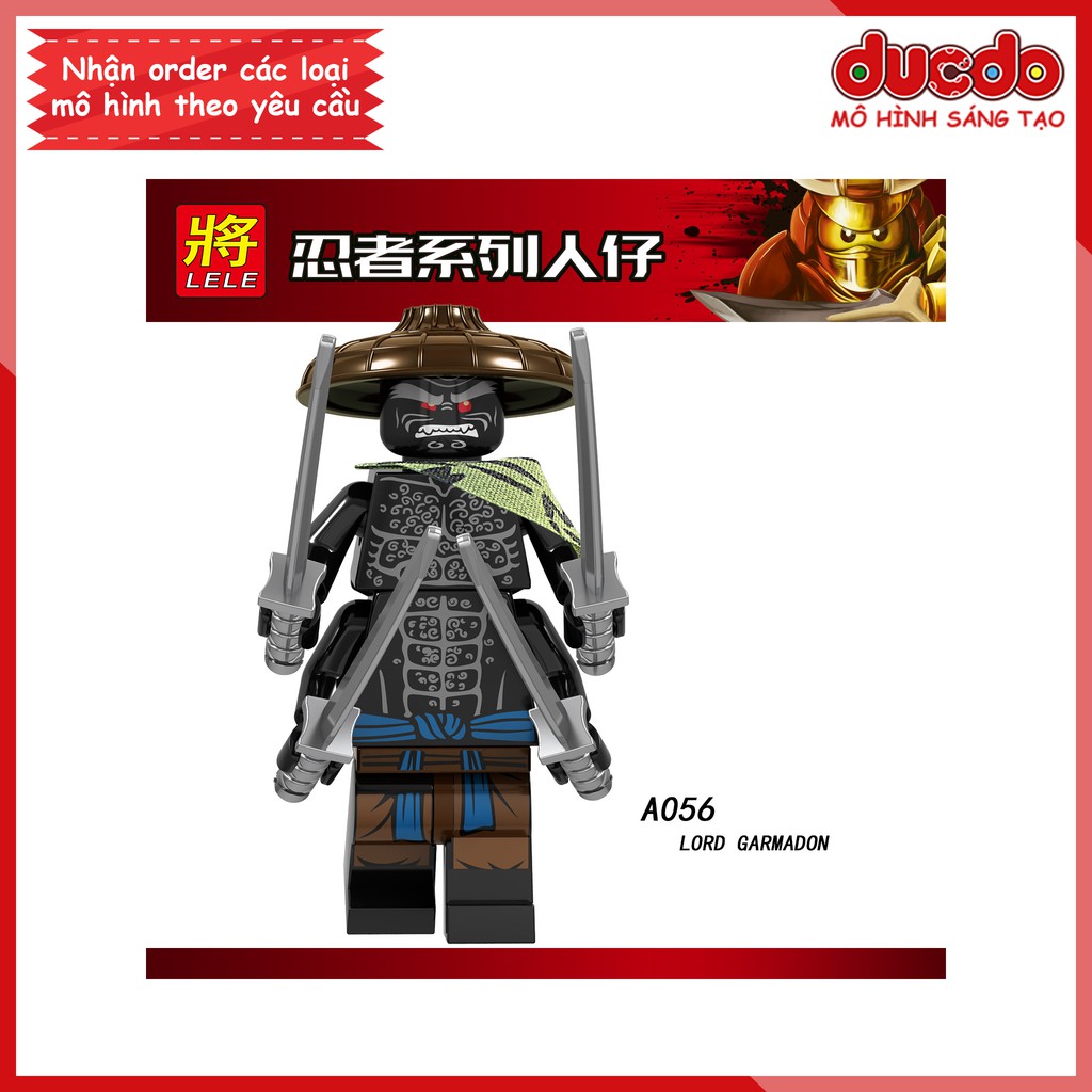 Minifigures nhân vật trong Ninjago tuyệt đẹp - Đồ chơi Lắp ghép Xếp hình Mini Ninja Mô hình LeLe A049-A056