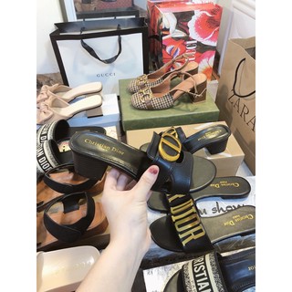 guốc dior 5cm ( hàng sẵn)