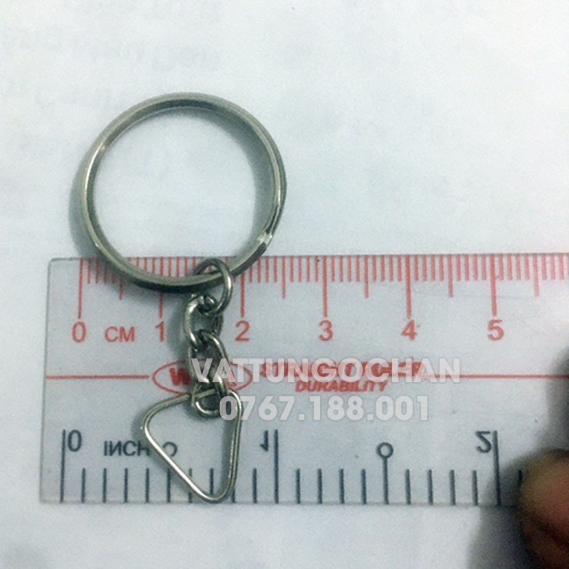 Khoen móc khóa vòng vát cạnh