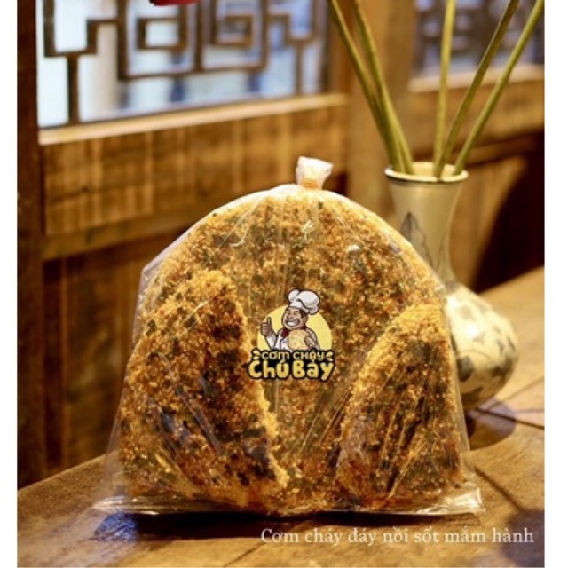 Cơm cháy đáy nồi Sốt Mắm Hành  Gói 500gr