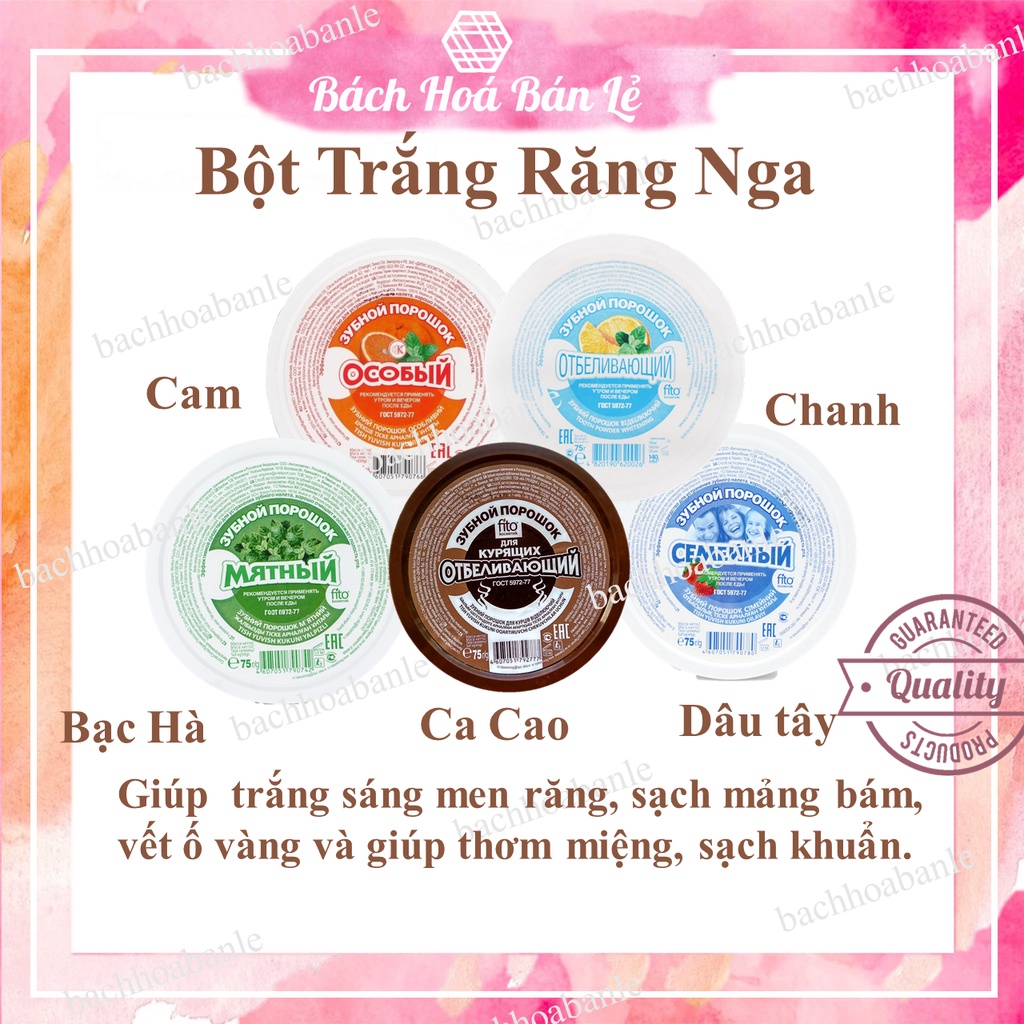 BỘT TRẮNG RĂNG NGA FITO Cao cấp