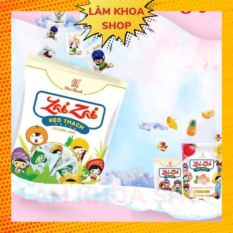 Kẹo thạch zai zai vị mới đủ loại