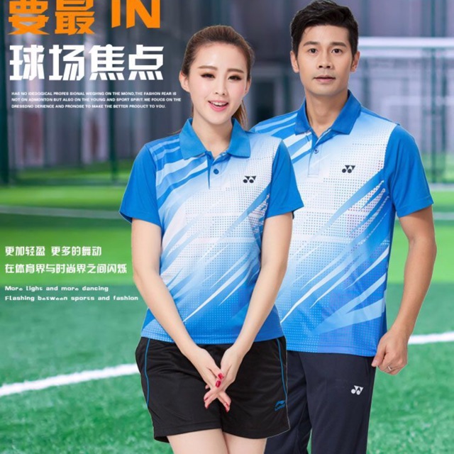 Áo cầu lông giá 135k/áo, 99k/quần (có ảnh sản phẩm thật và bảng size đi kèm)