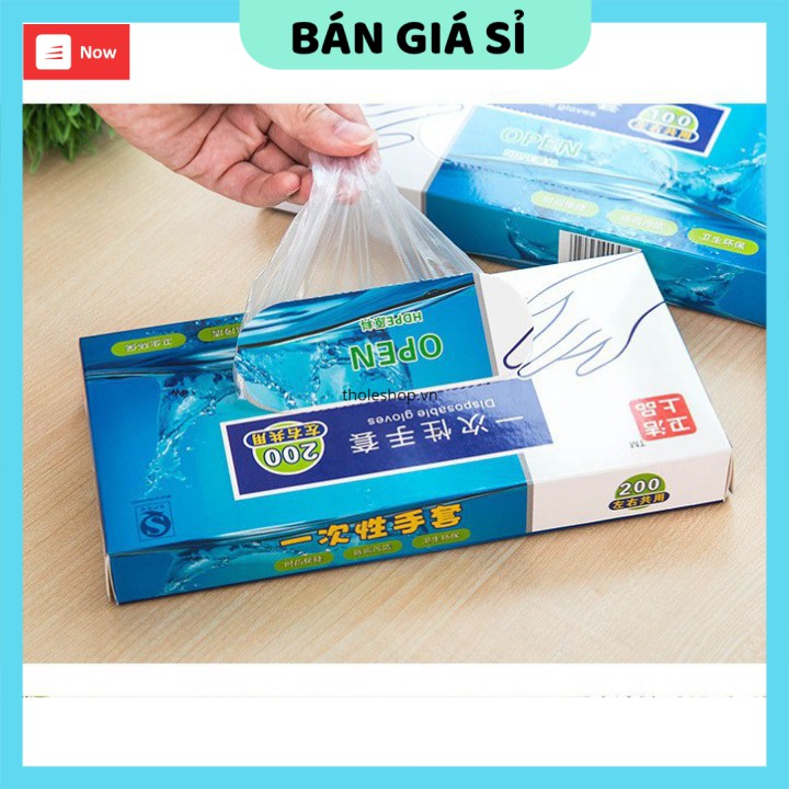 ĐỔI 5   Combo 200 bao tay dùng 1 lần (loại vừa) giữ tay luôn mịn màng, sạch sẽ 7794