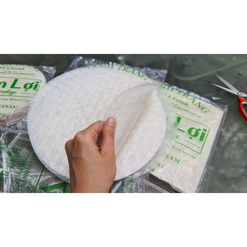 BÁNH TRÁNG CUỐN  AN LỢI _Hàng loại 1 xuất ....250g /gói (16 cm / 22 cm, tròn / vuông), chuyên dùng cho các món cuốn