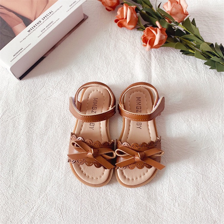 Sandal bé gái - Dép quai hậu cho bé gái da mềm phong cách Hàn Quốc SA444