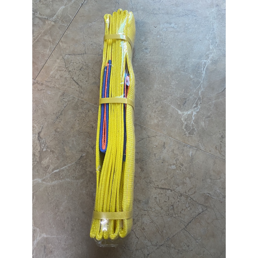 Dây cáp vải cẩu hàng, dây đai cẩu hàng 3 tấn - bản 75mm - hệ số 5:1