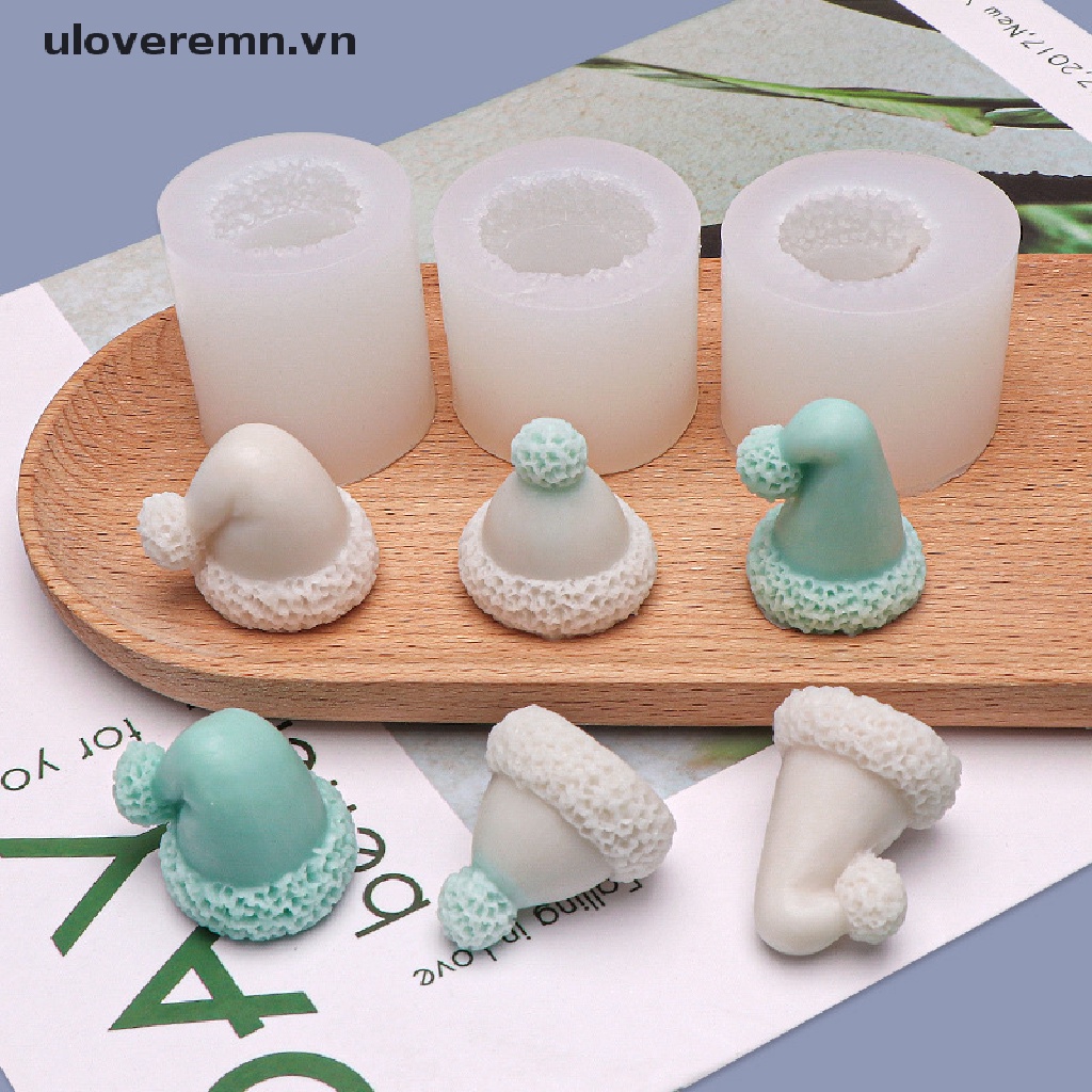 Khuôn Silicone Tạo Hình Nón Giáng Sinh Dễ Thương Trang Trí Bánh