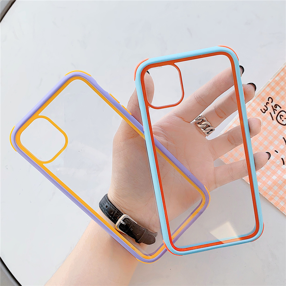 ốp điện thoại Mềm Chống Sốc Màu Kẹo Ngọt Cho Iphone 12 Pro Max 11 Pro Xr Xs X Xs Max 7 8 Plus Se2 2020 | BigBuy360 - bigbuy360.vn