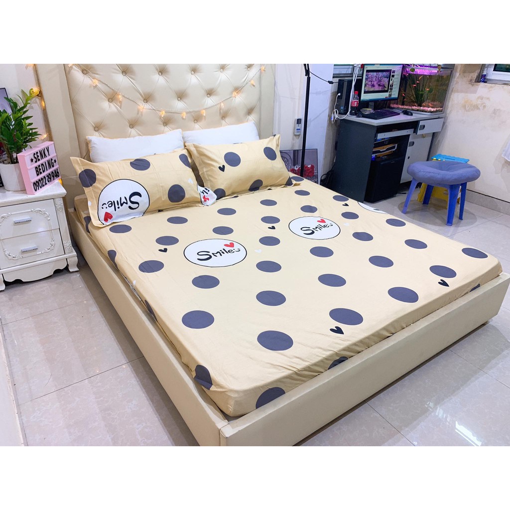 rẻ nhất Bộ ga gối 2m2 cotton hàn quốc 100%