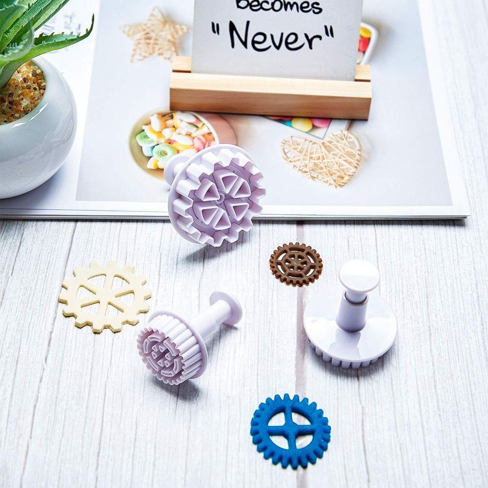 AUGUSTINA Khuôn Nhấn Bánh Quy Bằng Nhựa DIY