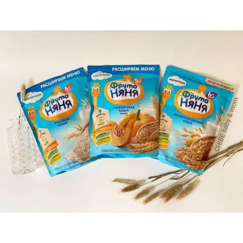 BỘT ĂN FRUTO CỦA NGA CHO BÉ từ 4 THÁNG TUỔI