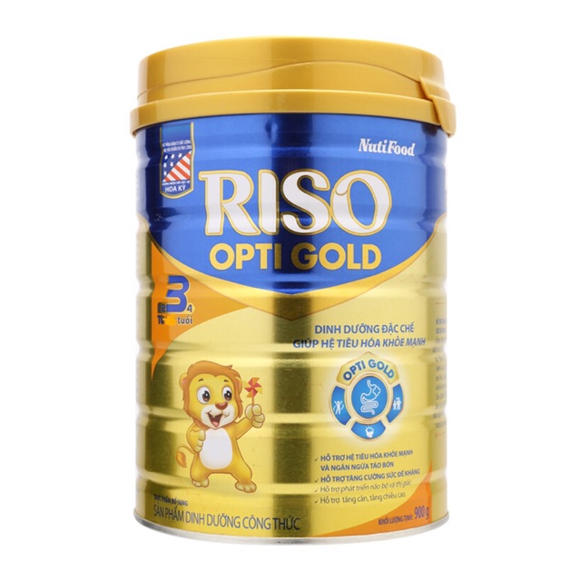 Sữa bột RISO Opti Gold 3 900g