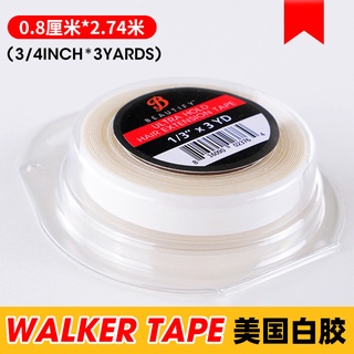 Cuộn Băng Keo Hai Mặt Màu Trắng Cỡ 0.8cm * 3 Kích Thước Dùng Nối Tóc