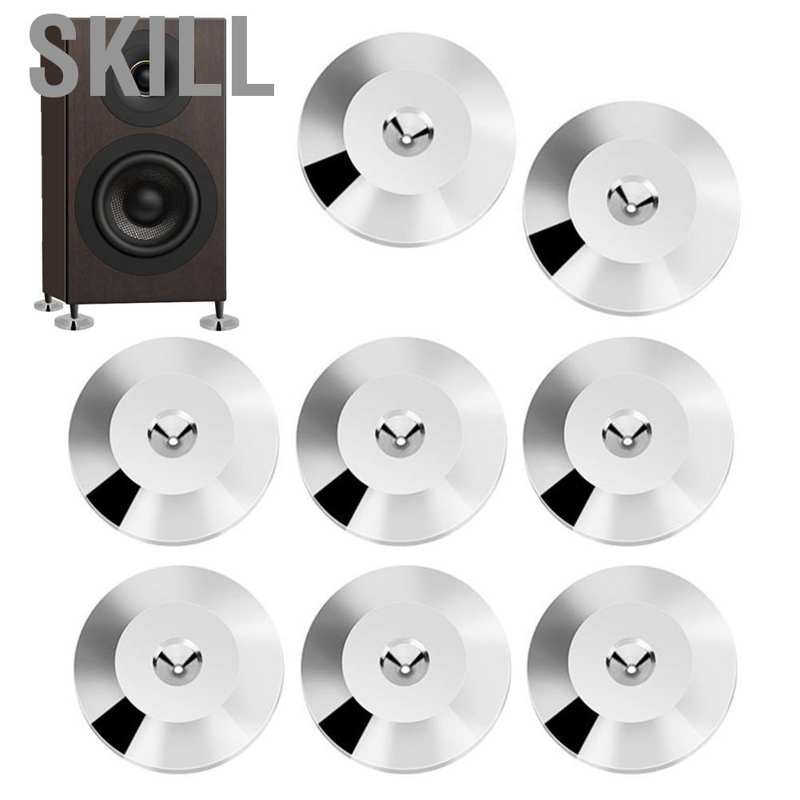 Set 8 đĩa lót chân loa chống sốc 25x4mm có 3 màu tuỳ chọn
