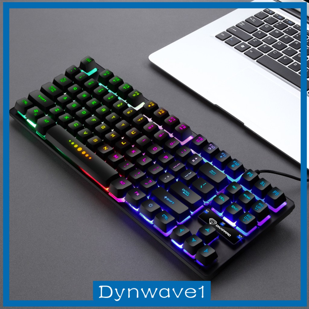 PC Bàn Phím Cơ Gaming Dynwave1 87 Phím Led Rgb Dành Cho Game Thủ