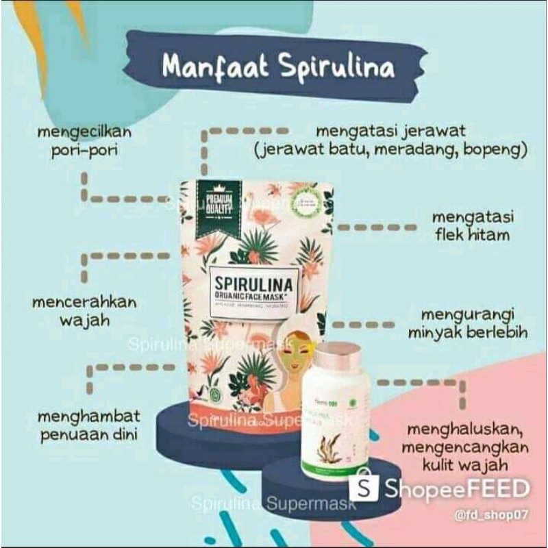 Spirulinamask