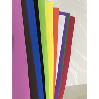 combo 100 giấy xốp màu 1li