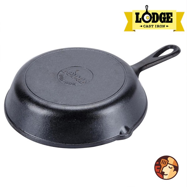 Chảo gang Lodge 23cm chống dính tự nhiên, dùng được cho mọi loại bếp và lò nướng