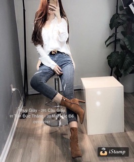 Áo sơ mi túi ngực kèm móc