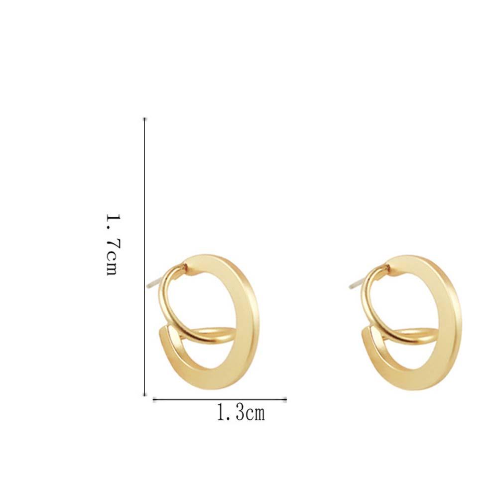 Bông Tai Thiết Kế Đơn Giản Thời Trang Cho Nữ|Khuyên Tai Hình Học Ba Chiều Thời Trang