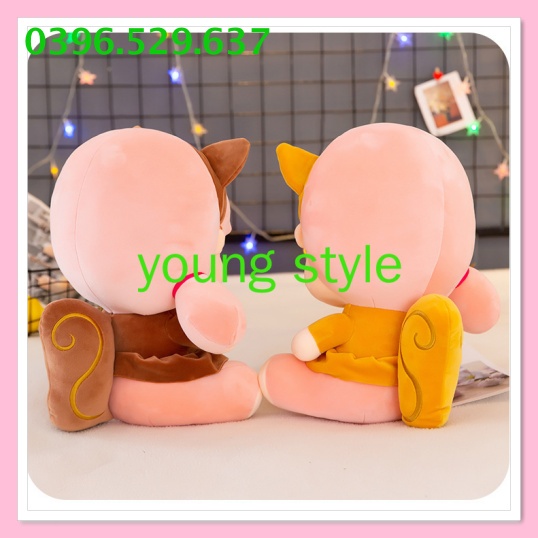 Gấu bông teddy cô gái cosplay mèo, gấu nhồi bông cô gái cosplay mèo siêu dễ thương Size 25cm và 45 cm